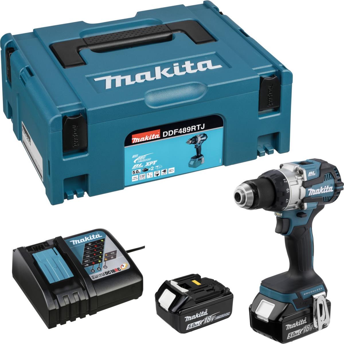 Akumulátorová vŕtačka Makita DDF489RTJ