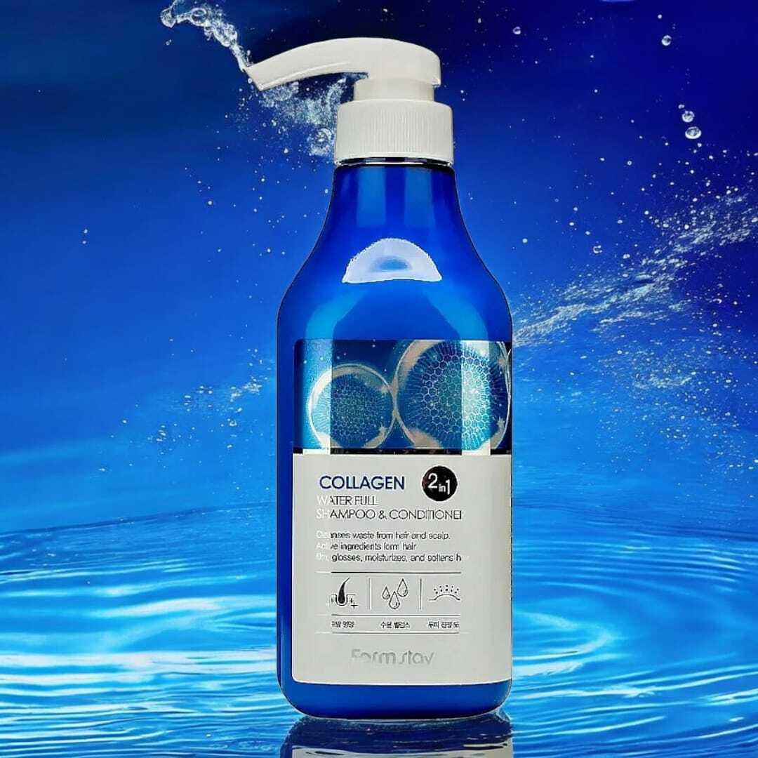FARMSTAY 2-in-1 Collagen Shampoo und Splung 530 ml