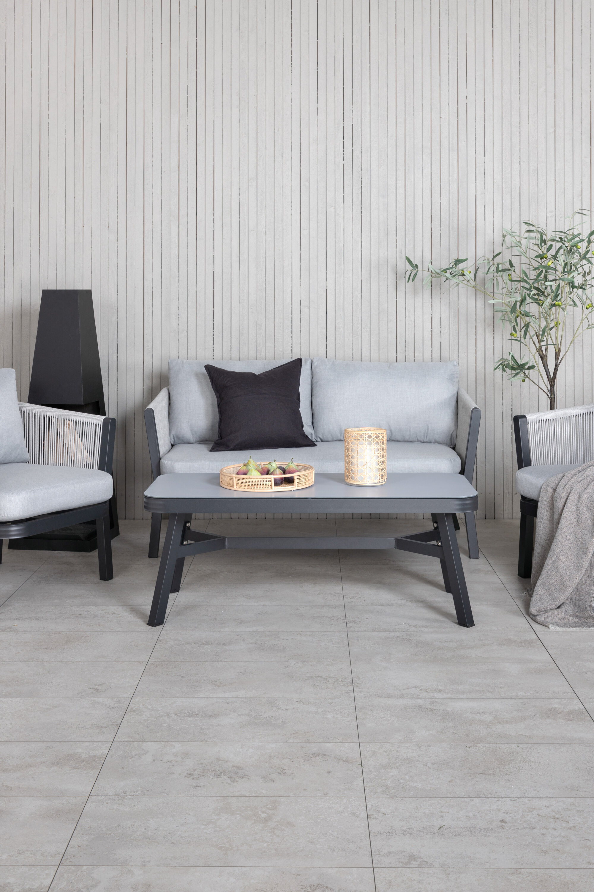 Venture Home Lounge Set Virya Grey