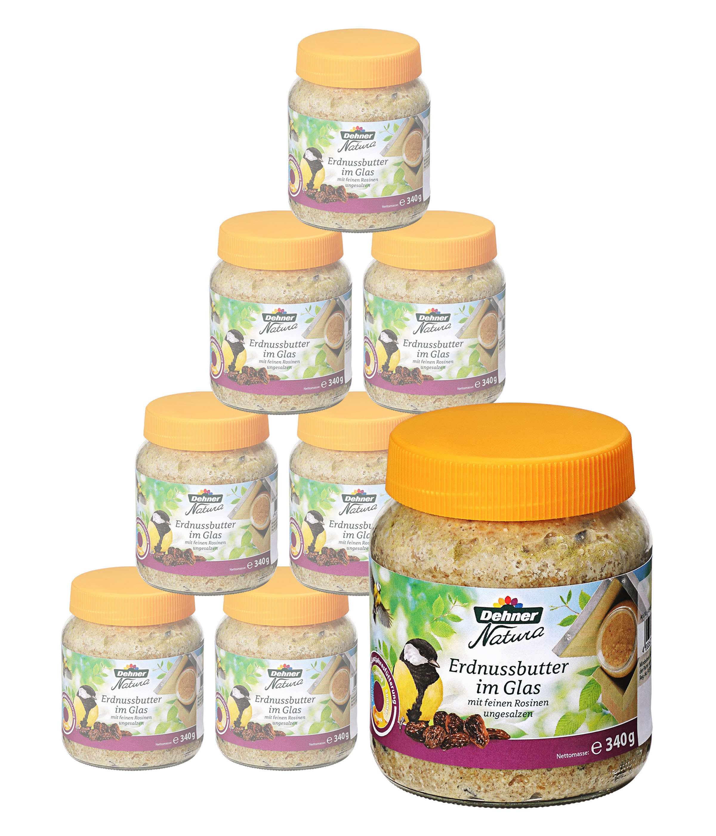 Elles Erdnuss-Stangen Für Wildvögel – 3er Pack, 330 G, Energiereich & 100% Natürlich