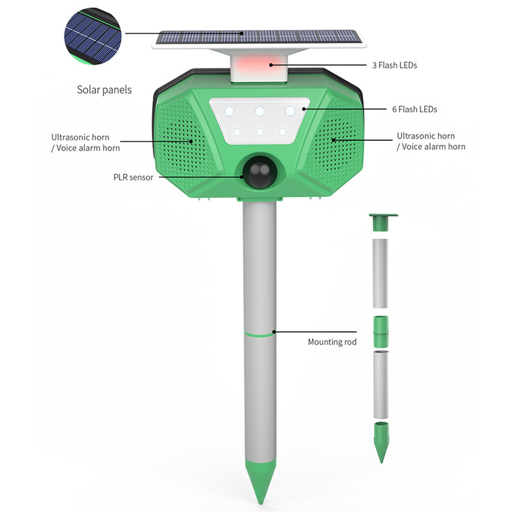 Cocosity eichhörnchenabwehrmittel, Kaninchenabwehrmittel für draußen, Hirschabwehrgeräte