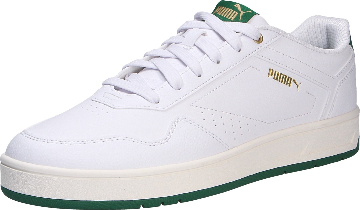 Puma Herren Sneaker, weiß(weissgrn), Gr. 71/2 395018-03