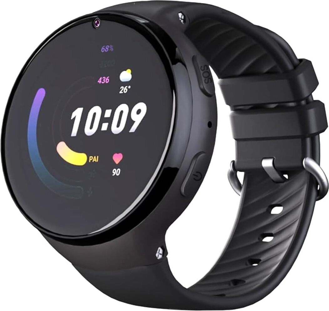 Pthtechus 4G Kids Smartwatch GPS, WLAN, videohovory, SOS, chat, HD dotykový displej pre chlapcov a dievčatá od 5 do 15 rokov