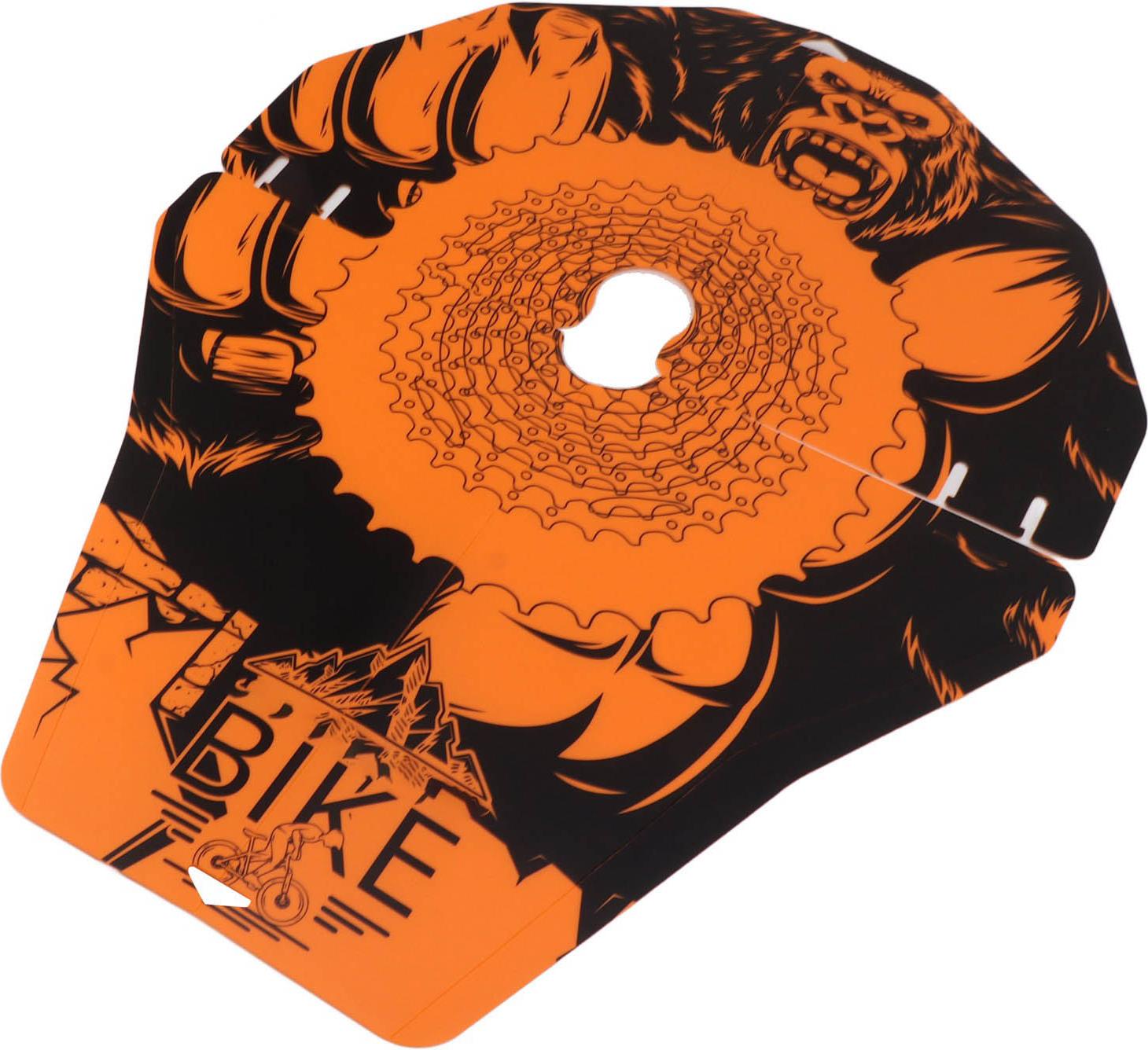 Cocosity Scheibenbremsenabdeckung, Fahrradwaschabdeckung, 2 Stck, Schtzende PP-Fahrradwaschabdeckung, ?lfleckenverhinderung, Tragbare Mountainbike-Waschabdeckung fr