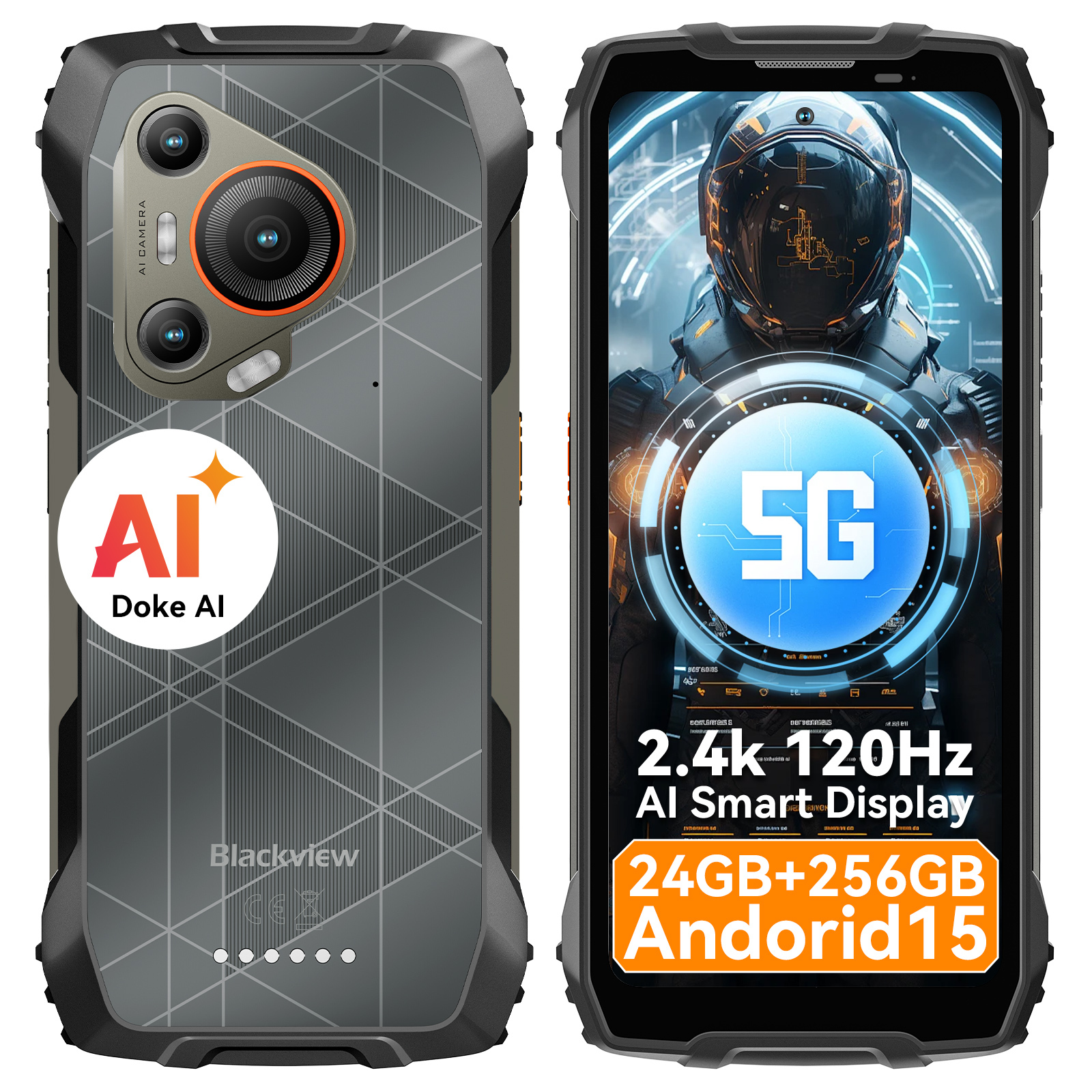 Dummy - Blackview BL7000 schwarz Outdoor Smartphone Rugged – 6,78