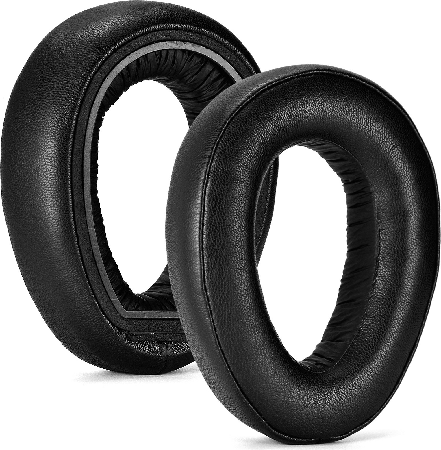 Voarmaks Kit De Almohadillas Y Diadema De Repuesto Para Sennheiser PXC550, PXC550-II, PXC480, MB660 – Cuero Proteico Y Espuma Viscoelástica