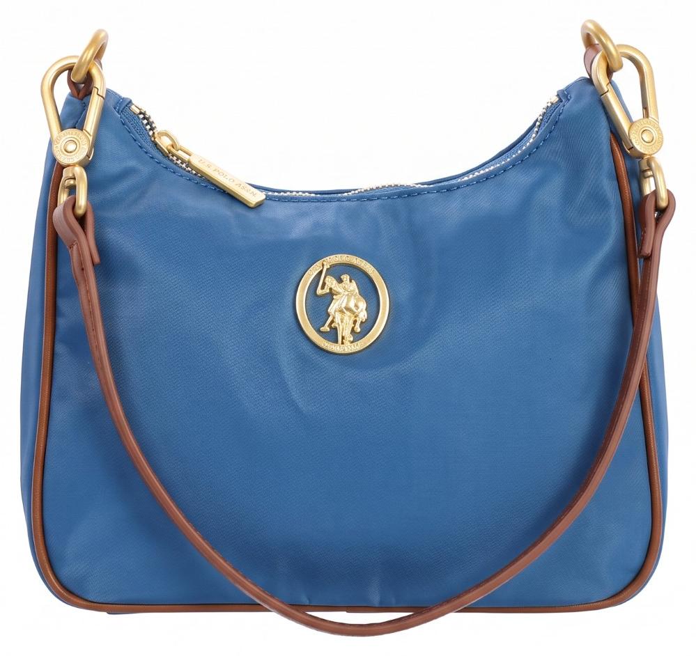 U.S. POLO ASSN. Kleine Damen-Schultertasche mit zwei Vordertaschen BEUHU6052WIP