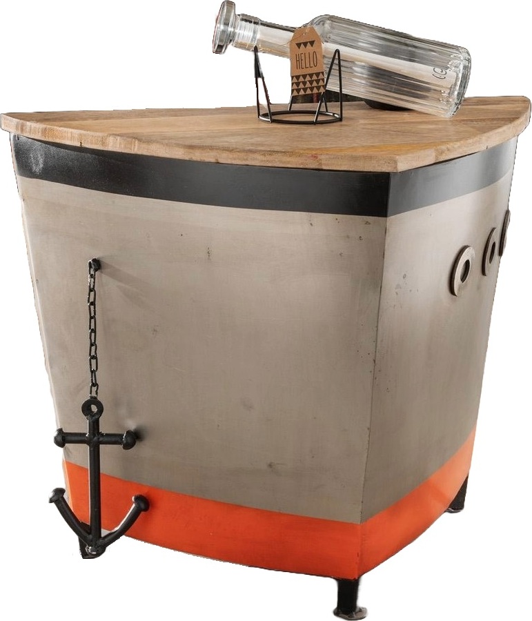 Natur24 Beistelltisch 40 x 64 x 53 cm Schiffsbug 95.048