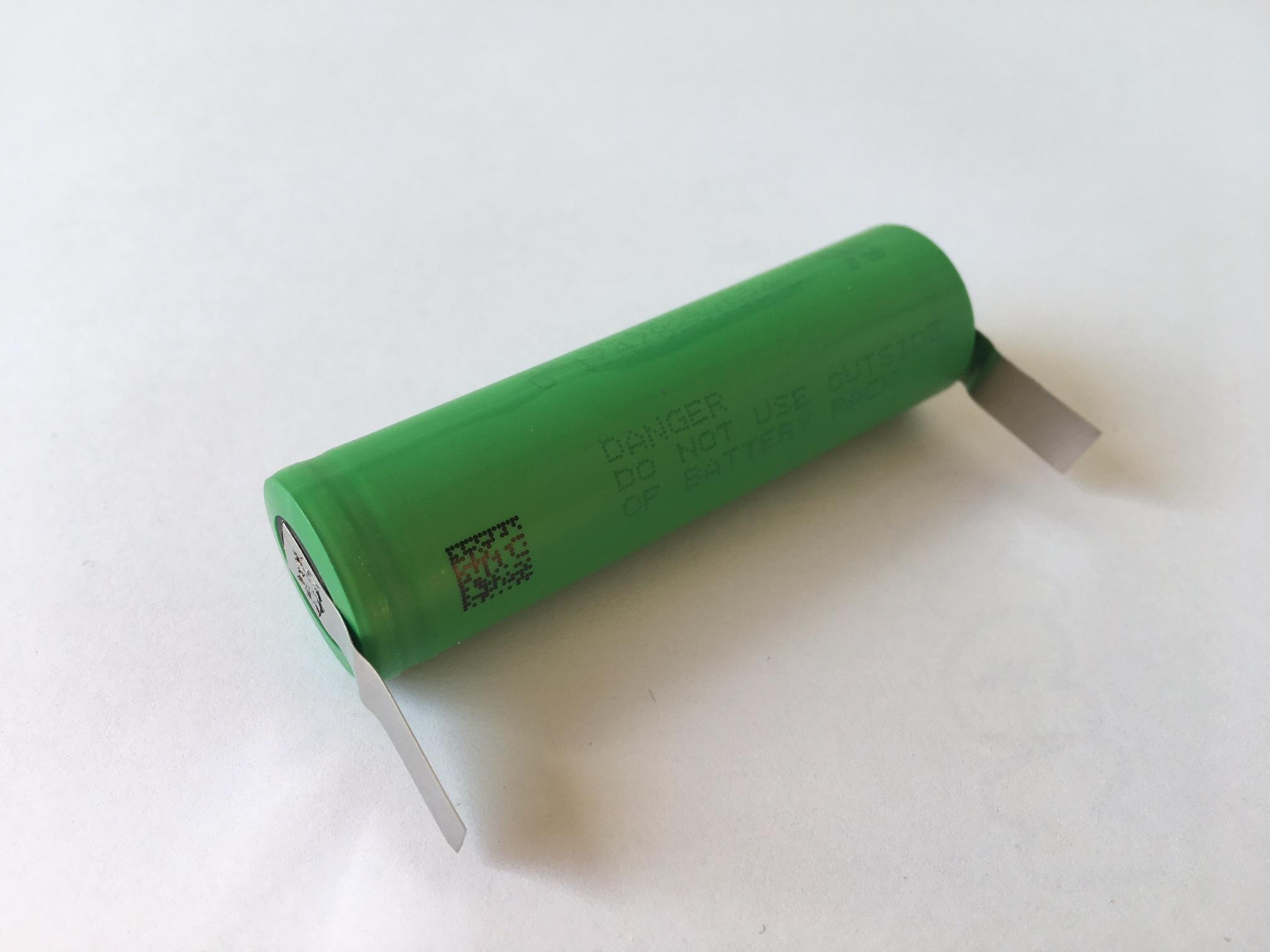 Murata Sony Li-Mn 18650 3,7V 2250mAh V3 2250 mAh Rohzelle U Lötfahne