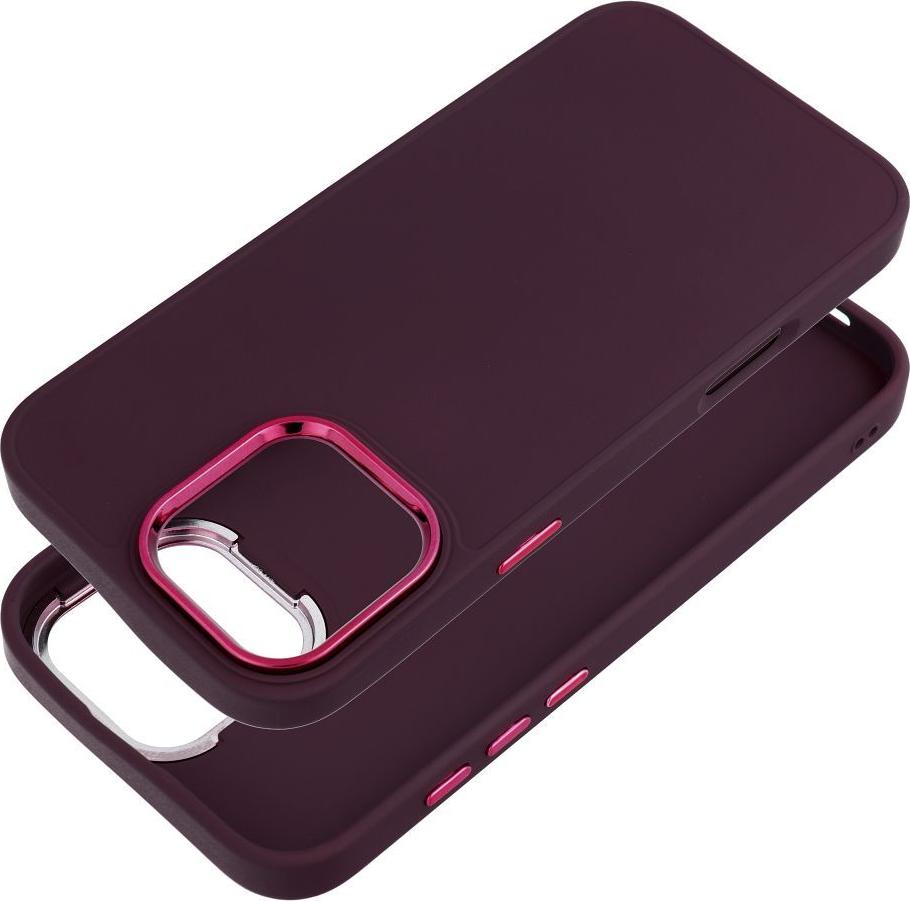 Puzdro na mobilný telefón FRAME vhodné pre IPHONE 16e (SE 4 2025) fialové