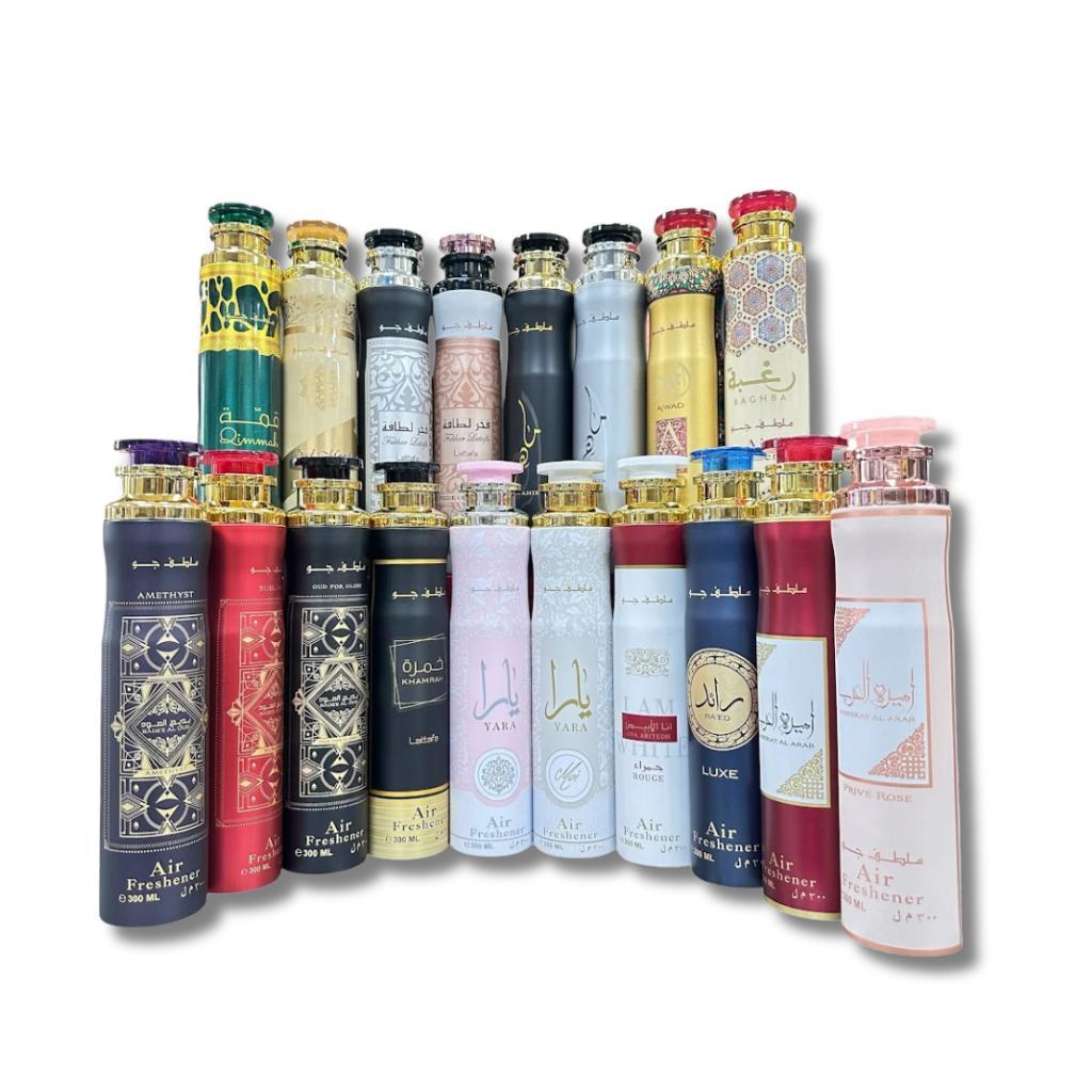 Lattafa Perfumes Raumspray 12er Set – Zufallsauswahl verschiedener Marken
