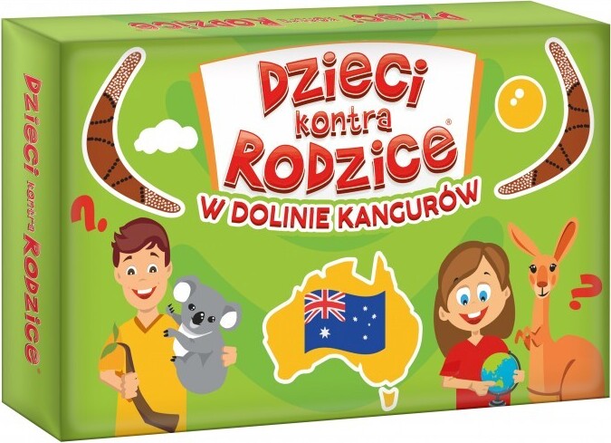 Spiel Kinder gegen Eltern im Kängurutal