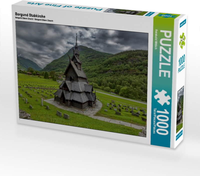 Calvendo Borgund Stabkirche 1000 Teile Puzzle quer 640x480mm, Wittich Reinhold; 7458929