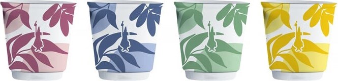 Bialetti Trinkgläser, Porzellan, 4 29594