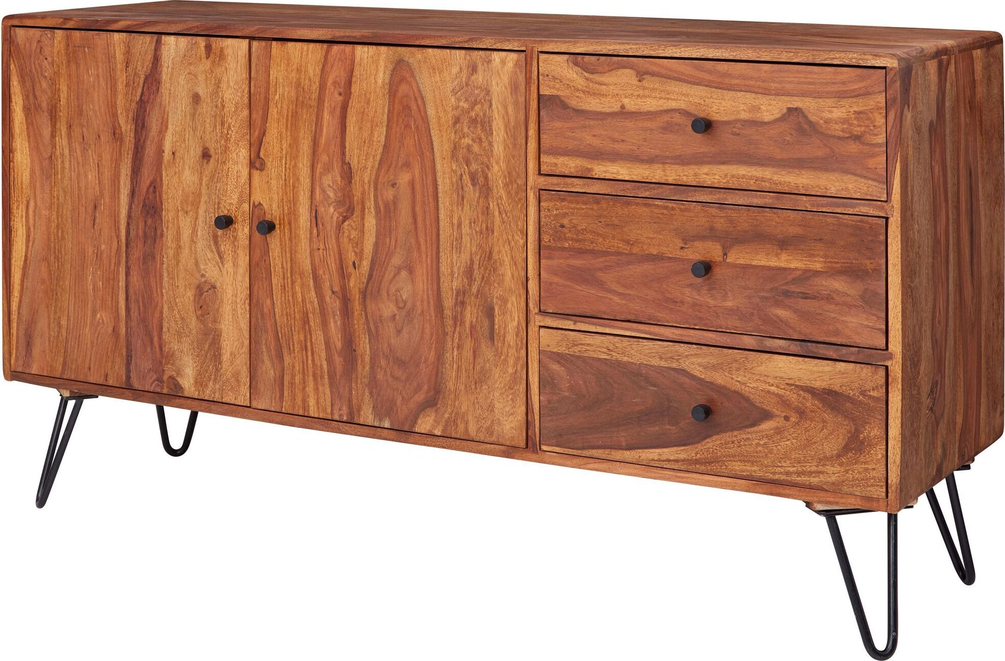 Sideboard in Braun - 145x40x75 (LxBxH)