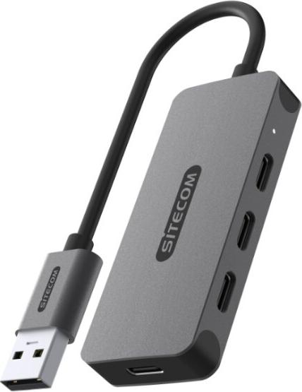 Rozbočovač USB-A na 4x USB-C (15?cm)