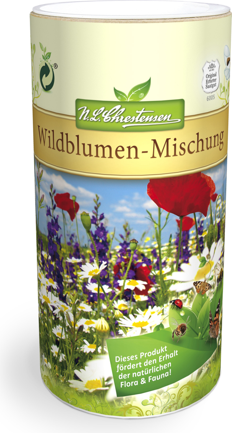 Wildblumen - Mischung in Dose | Wildblumenwiese von N.L.