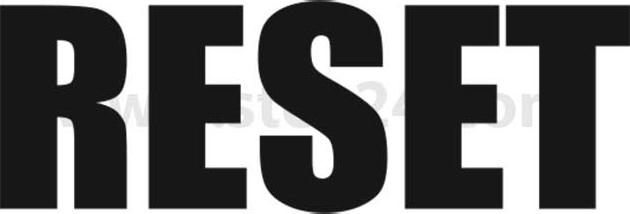 Georg Schlegel Bezeichnungsschild Bezeichnung in englisch RESET weiß - 1 Stück BSK226