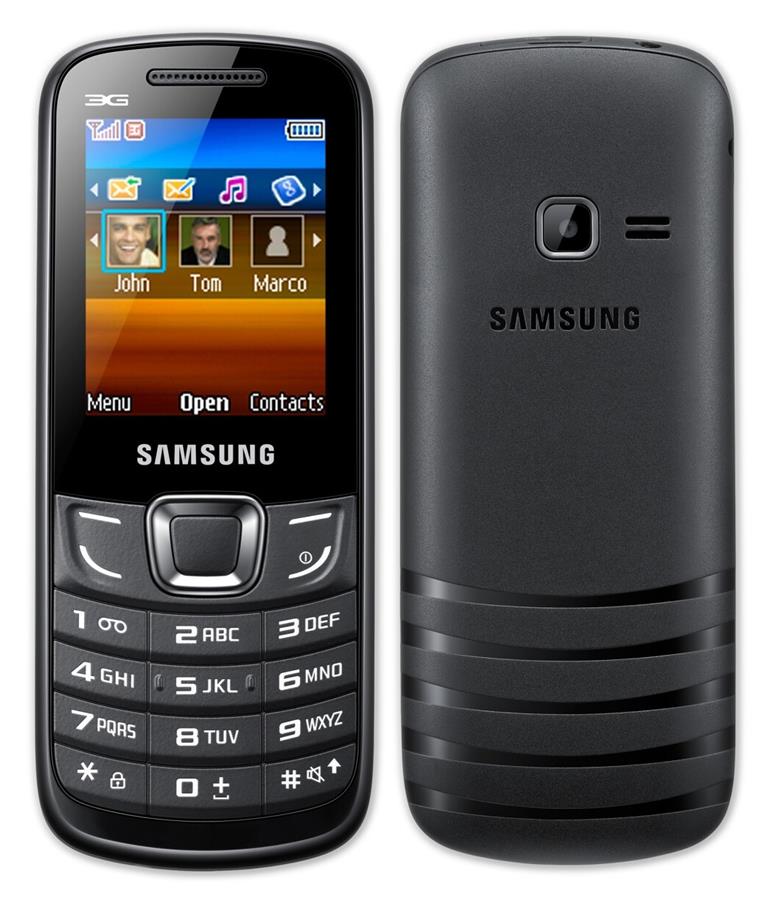 Samsung Manhattan GT-E3309I Schwarz DualSim MP3 Kamera Bluetooth microSD Tasten Handy