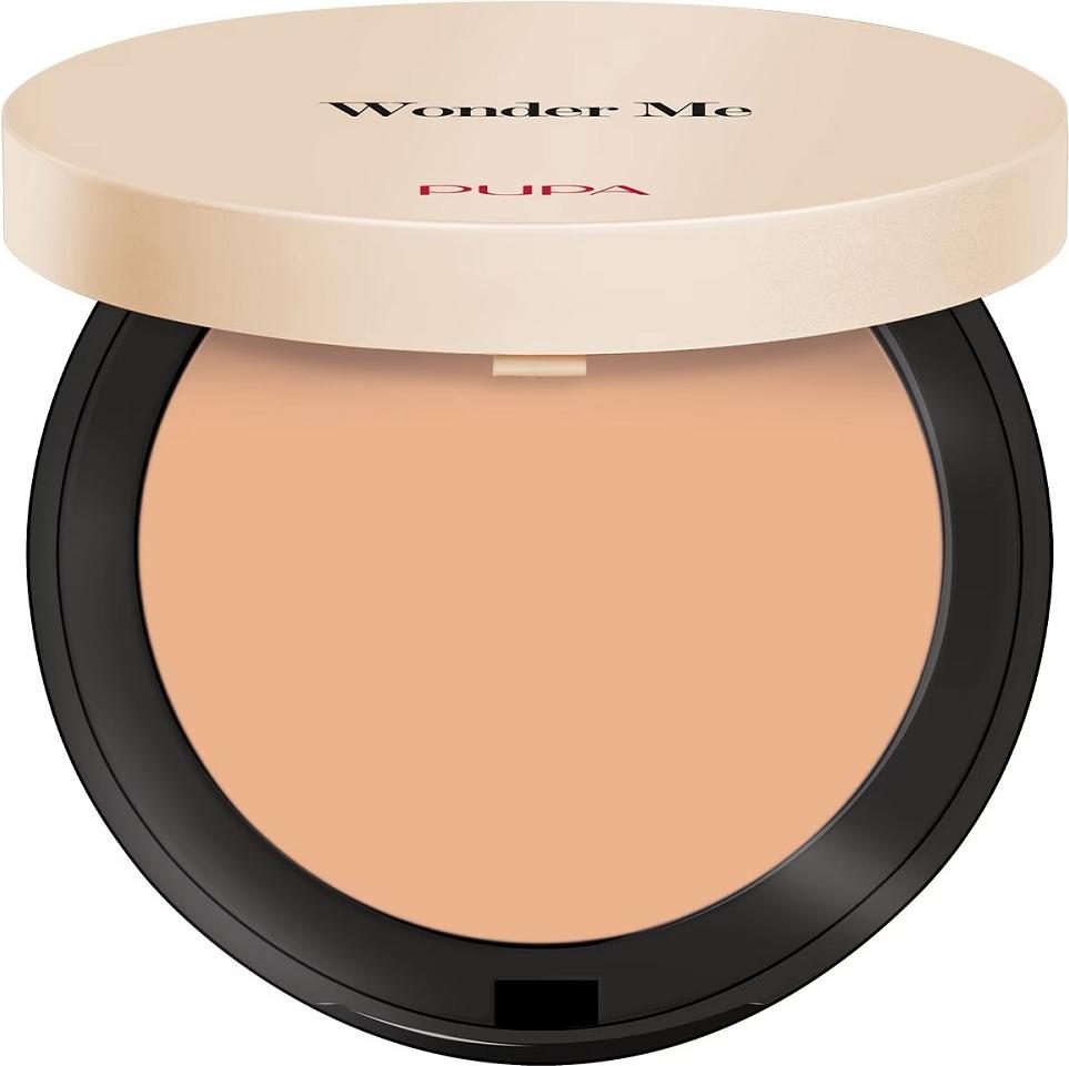 PUPA Milano Wonder Me Powder no Powder, Jeder Hauttyp, Nude, Palette, Gepresstes Puder, Matte, 6,5 g 050206A020