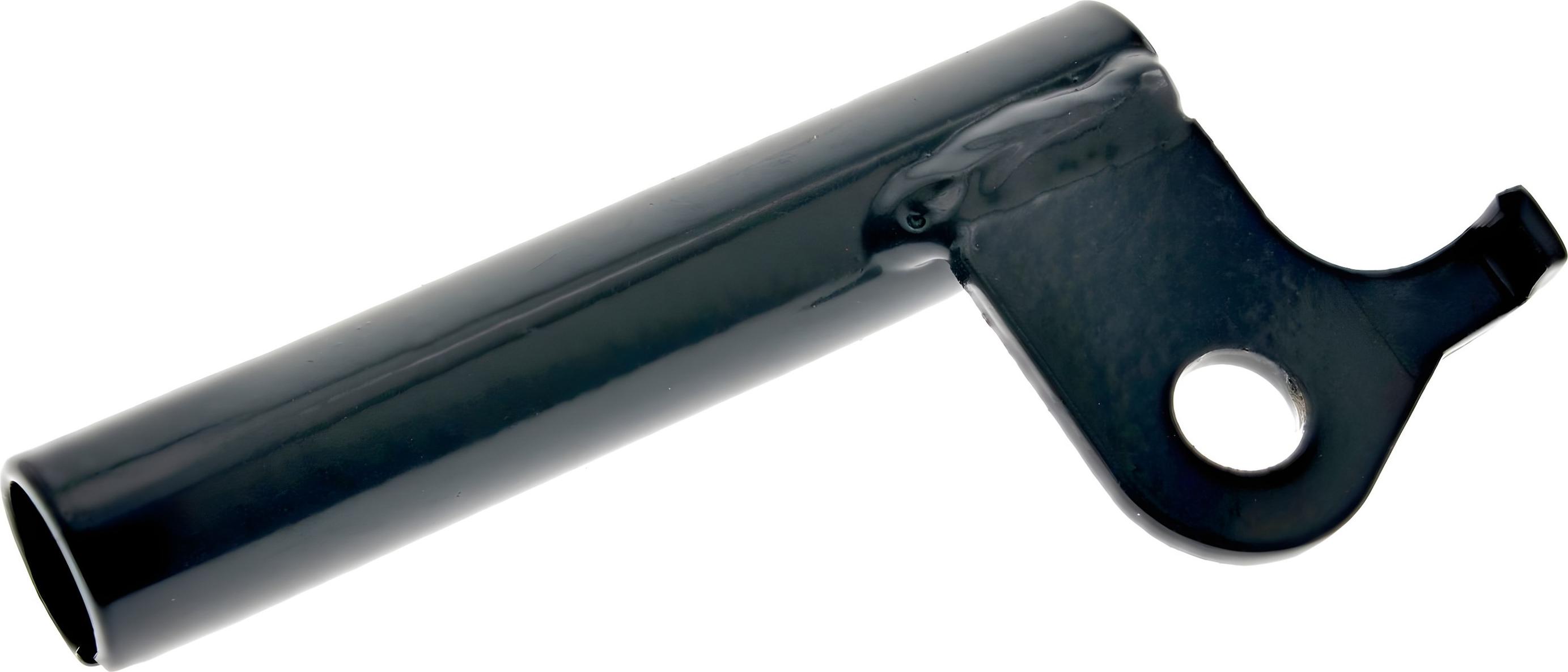 MZA Simson Blinkleuchtenhalter, vorn rechts - schwarz beschichtet - ø15 mm, L= 72 mm - S53, S83 81504-00S