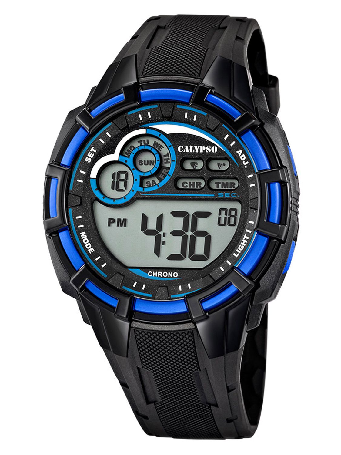 Calypso Pánske náramkové hodinky Multifunkčné digitálne Quartz PolyuretánUK5625/2