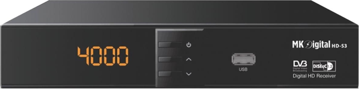 MK Digital HD-S3 1080p Full HD Sat Receiver Scart, HDMI, EPG USB Mediaplayer Astra-Hotbird-Türksat vorprogrammiert Var.6352