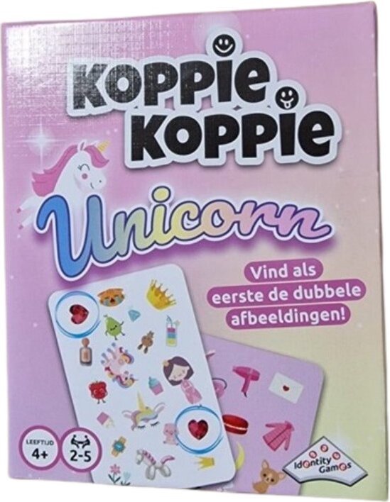 Identity Games Einhorn Koppie Koppie Kartenspiel - 10 Minuten Spiel - Ferienspiel - Ab 4 Jahren