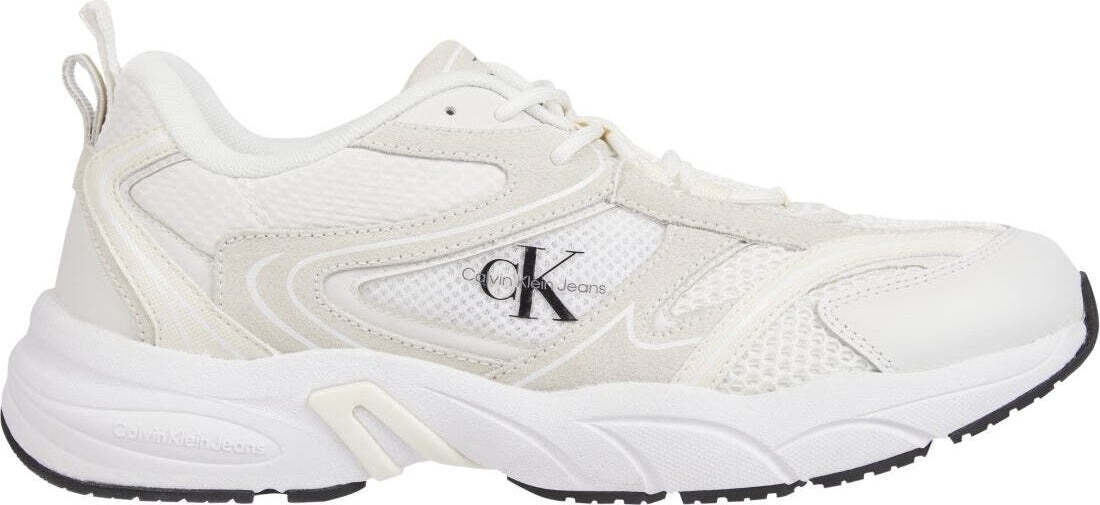 Calvin Klein Jeans Pánske tenisky YM0YM00636 0K6 Farba: biela Veľkosť: 43
