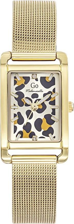 Hodinky Girl Only GO pre ženy Mademoiselle Kvartové hodinky z nehrdzavejúcej ocele, zlaté UGO695633
