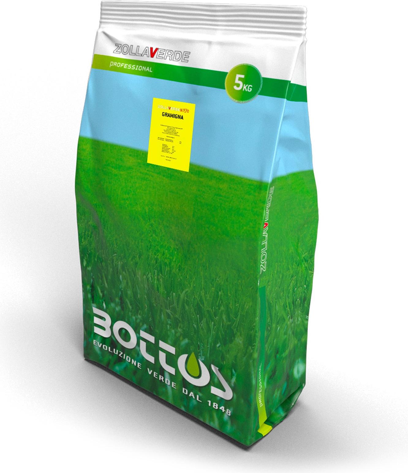 Queckengras - 5 kg Bottos professionelles Rasensamen-Set für Queckengras GramignaComune5