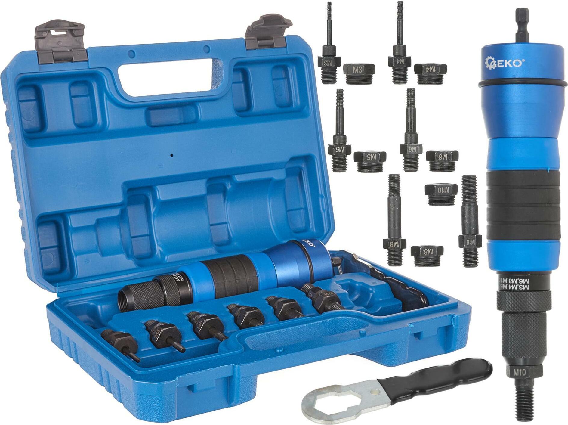 Geko Nitownica do nitonakrtek adapter na wkrtark m3-m10 G01359