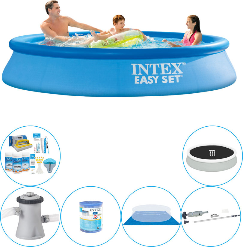 Intex Easy Set Round 305x61 cm - Kombinovaný balík pre bazény