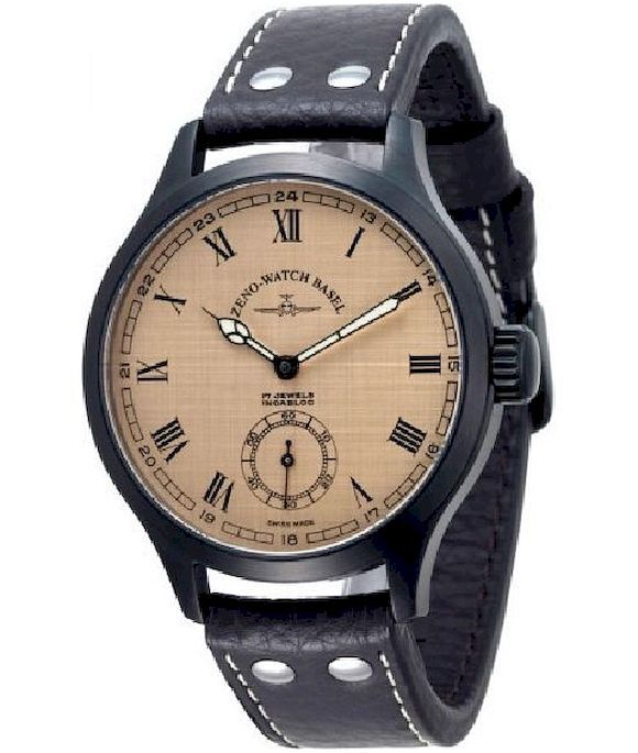 Zeno-Watch - Náramkové hodinky - Pánske - OS Retro Retro Roma - 8558-6-bk-i6-rom
