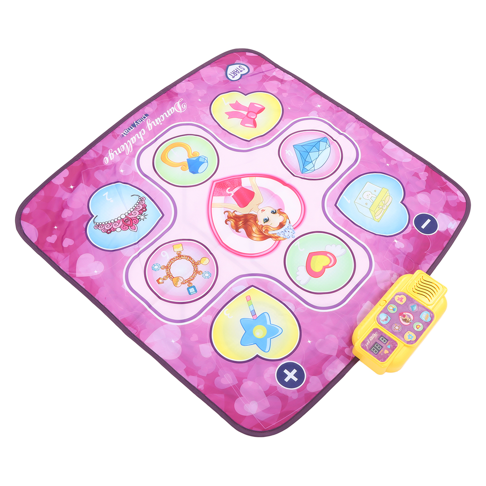 Cocosity Kinder-Musik-Tanz-Pad,Elektronische Tanzmatte,Elektronisches Musik-Tanz-Pad,Elektronisches Tanz-Pad,Kinder-Tanzmatte Spielzeug,Tanzmatte Spielzeug