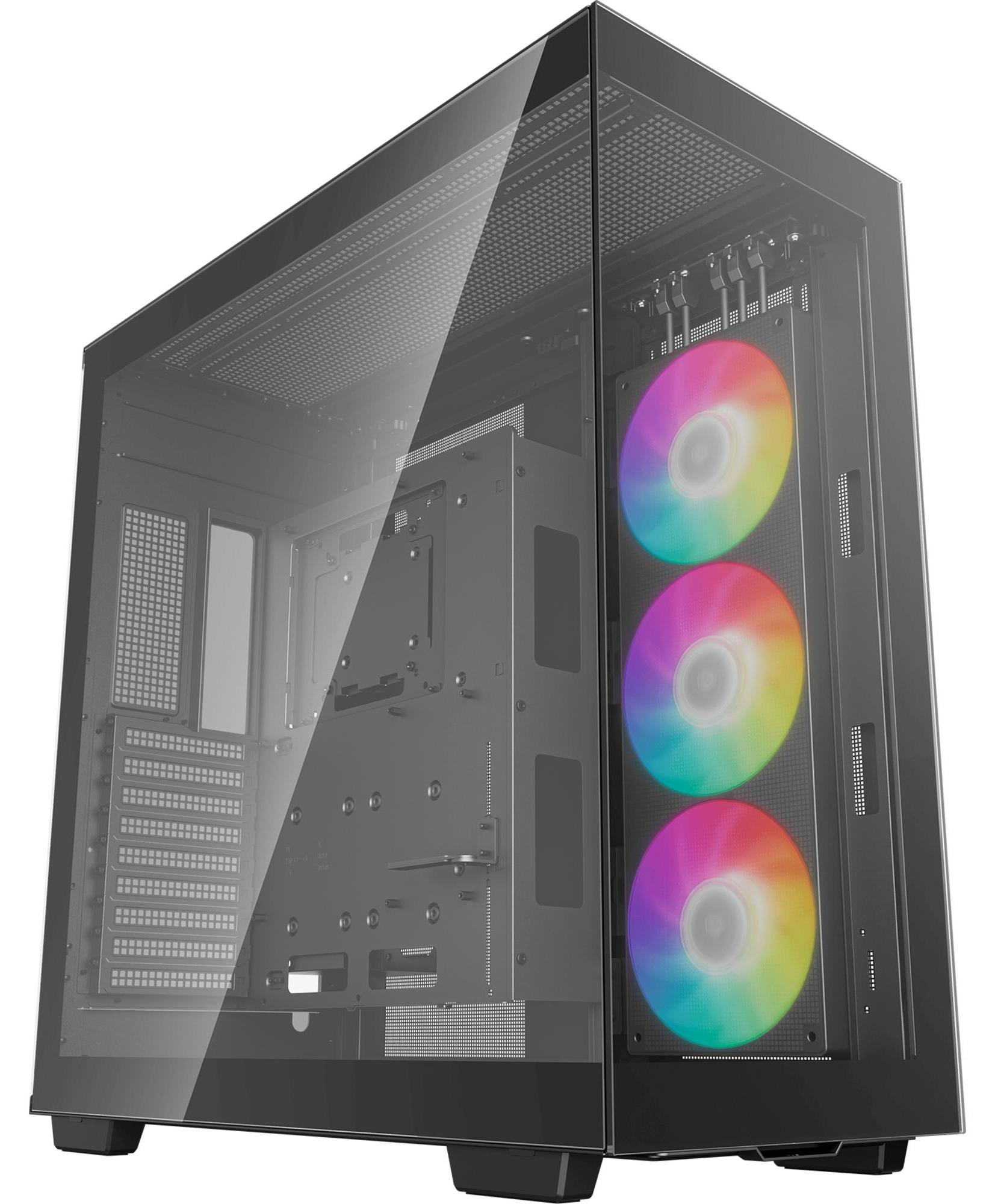 Deepcool CH780 ATX+ Panoramic case Dual Chamber Configuration Trinity 140mm ARGB Fans R-CH780-BKADE41-G-1