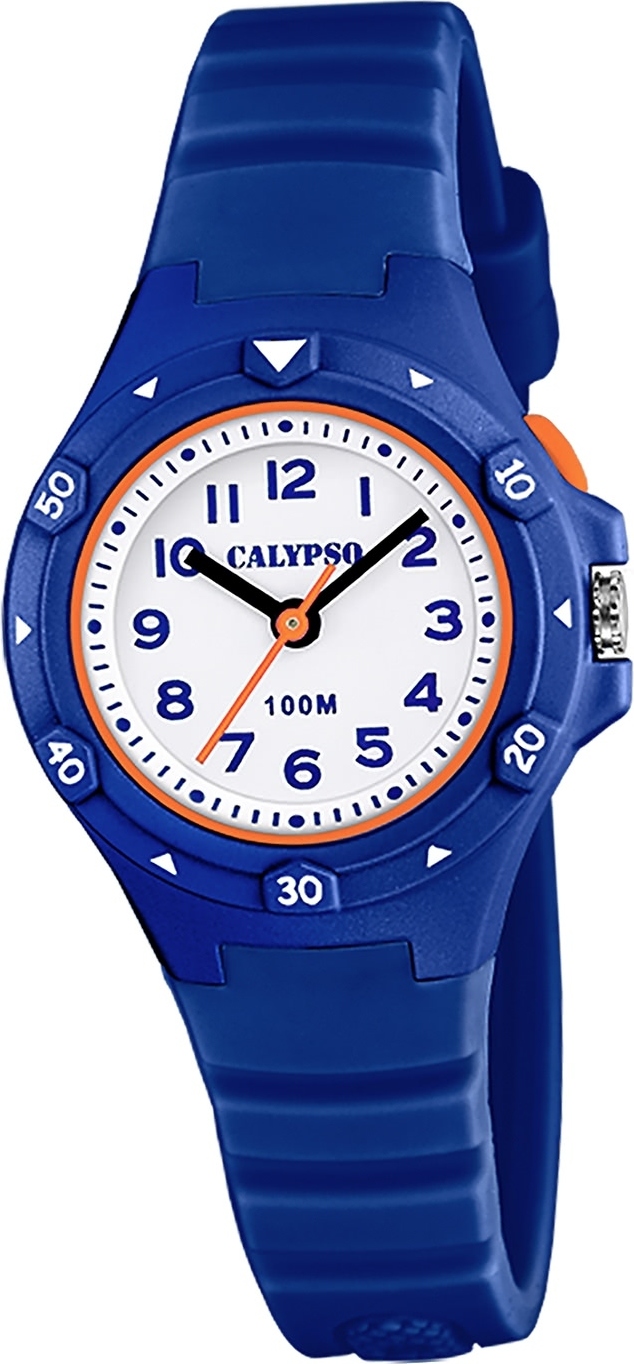 Detské hodinky Calypso pre mládež gumové modré Náramkové hodinky Calypso Junior D2UK5846/3