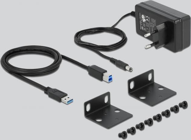 DELOCK 10" priemyselný rozbočovač 10 x USB 3.2 Gen 1 Type-A