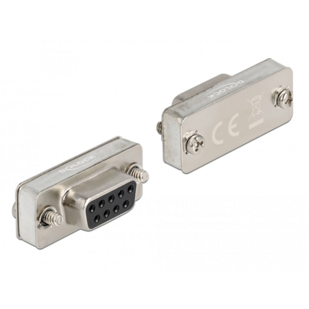 DELOCK RS-232/422/485 Loopback Adapter mit DB9 Buchse 66827