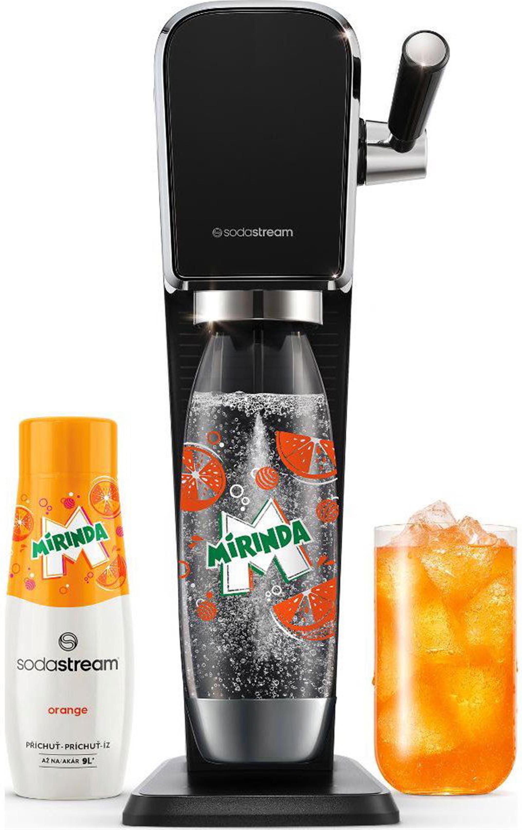 SodaStream ART Black MIRINDA Mpack