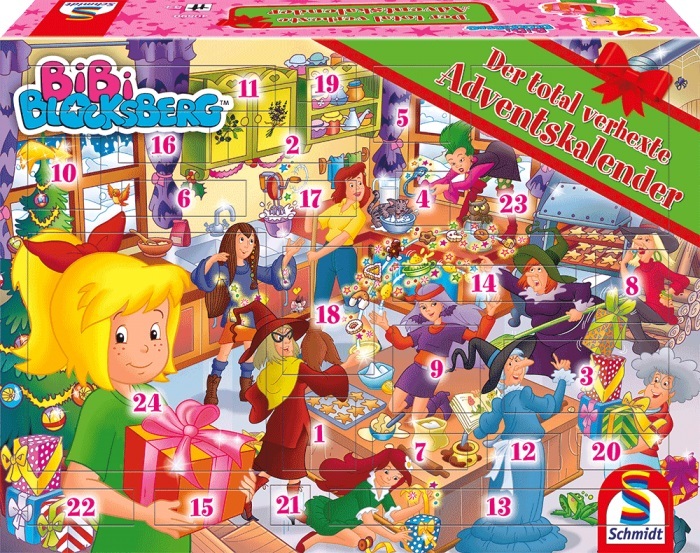 Schmidt Spiel Adventný kalendár Bibi Blocksberg Kalendár od 5 rokov