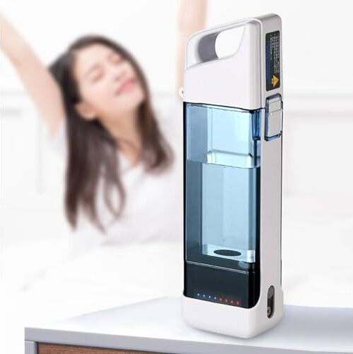 SXHLSELLER Wasserstoff-Wasserflasche 300 Ml, Tragbarer Wasserstoff-Wassergenerator, Wiederaufladbarer Wasserstoff-Wasserbereiter,