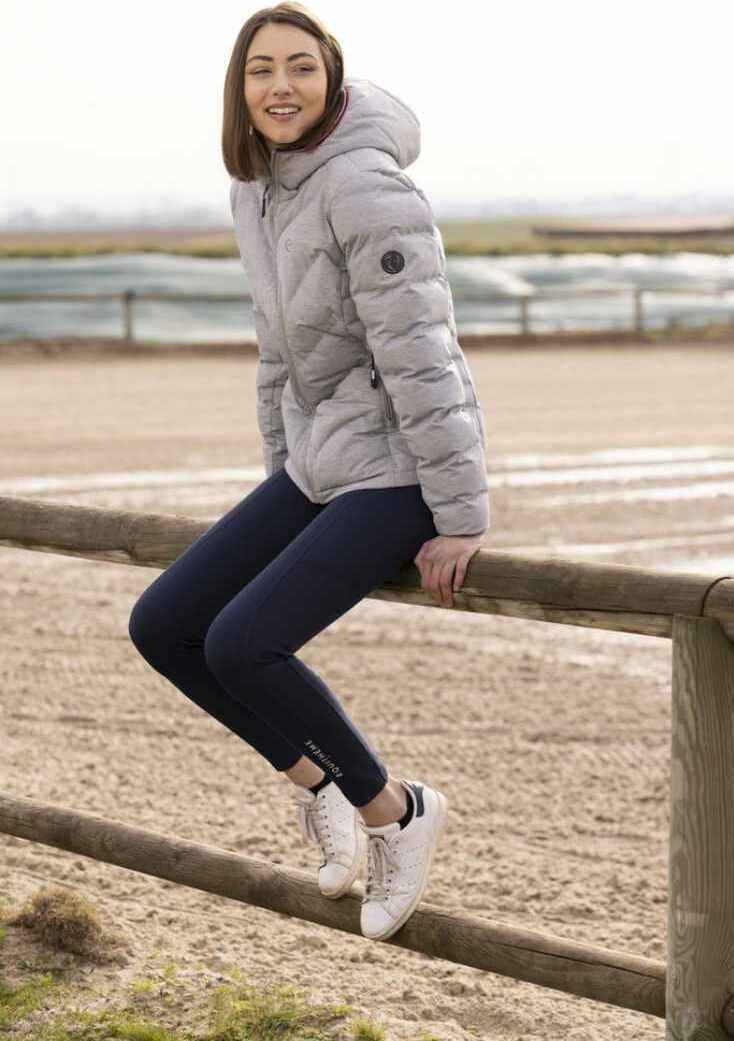 EQUITHÈME Steppjecke Lara Equitheme grau/meliert in S