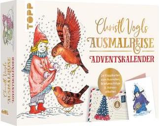 Maľovanky Christl Vogl - adventný kalendár