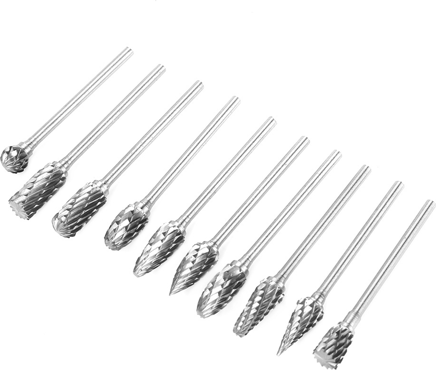 Cocosity Fräser,Rotationsfeile,Doppelschnitt-Rotationsfräser,Metall-Rotationsbohrer,Rotationsfräser-Set