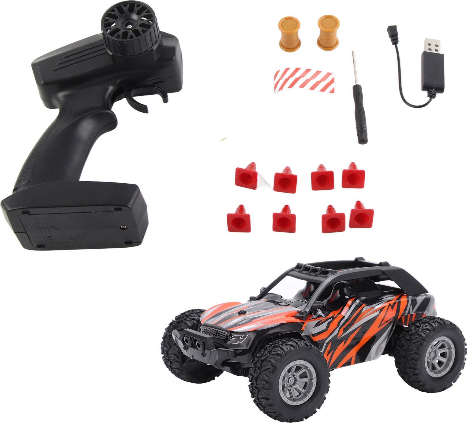 S801/S802 1/32 2,4 g 20 km/h mini vysokorýchlostné driftovacie auto na diaľkové ovládanie pre deti (oranžové)