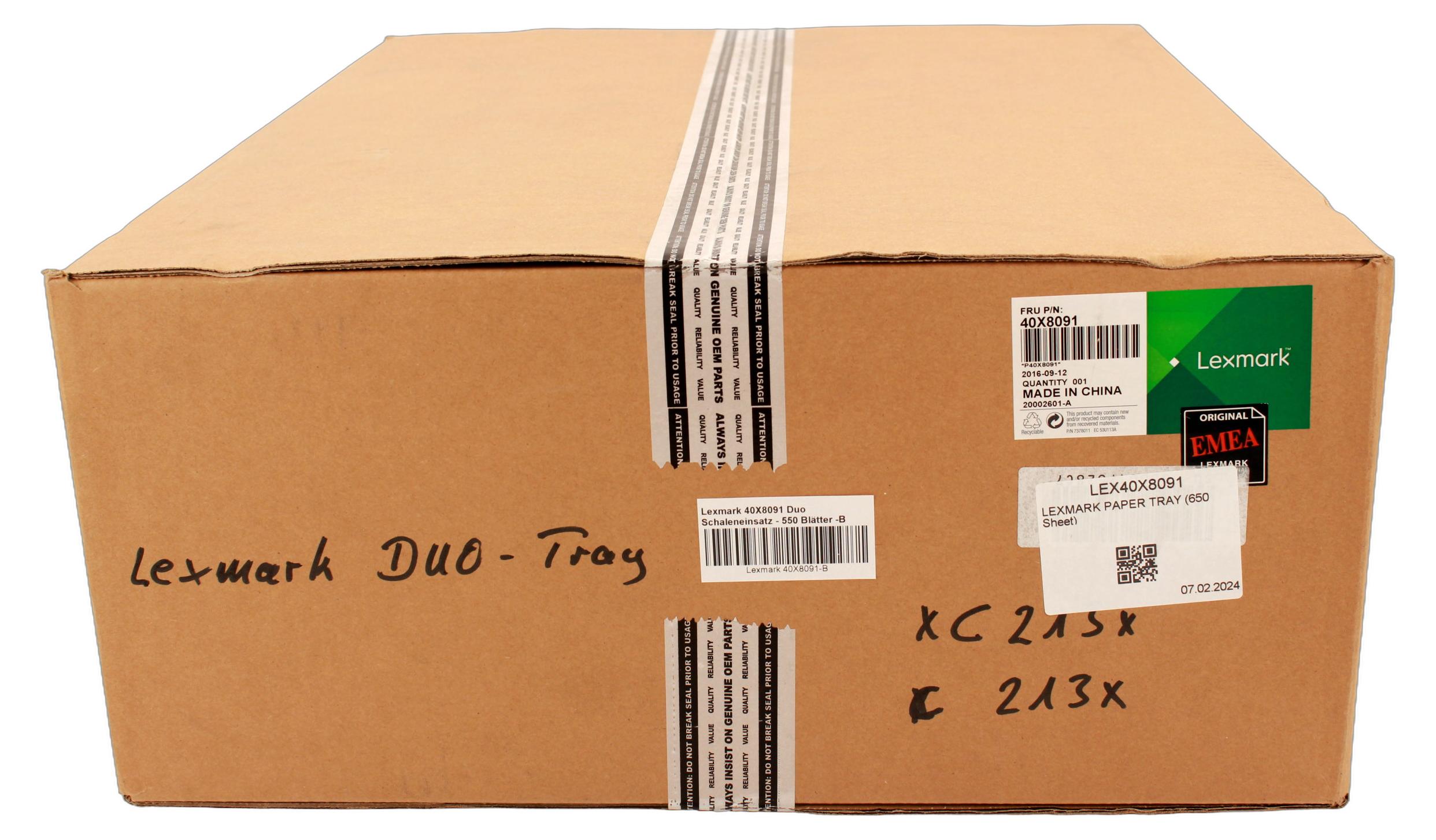 Taca wstawka do drukarki Lexmark 650 arkuszy, 40X8091