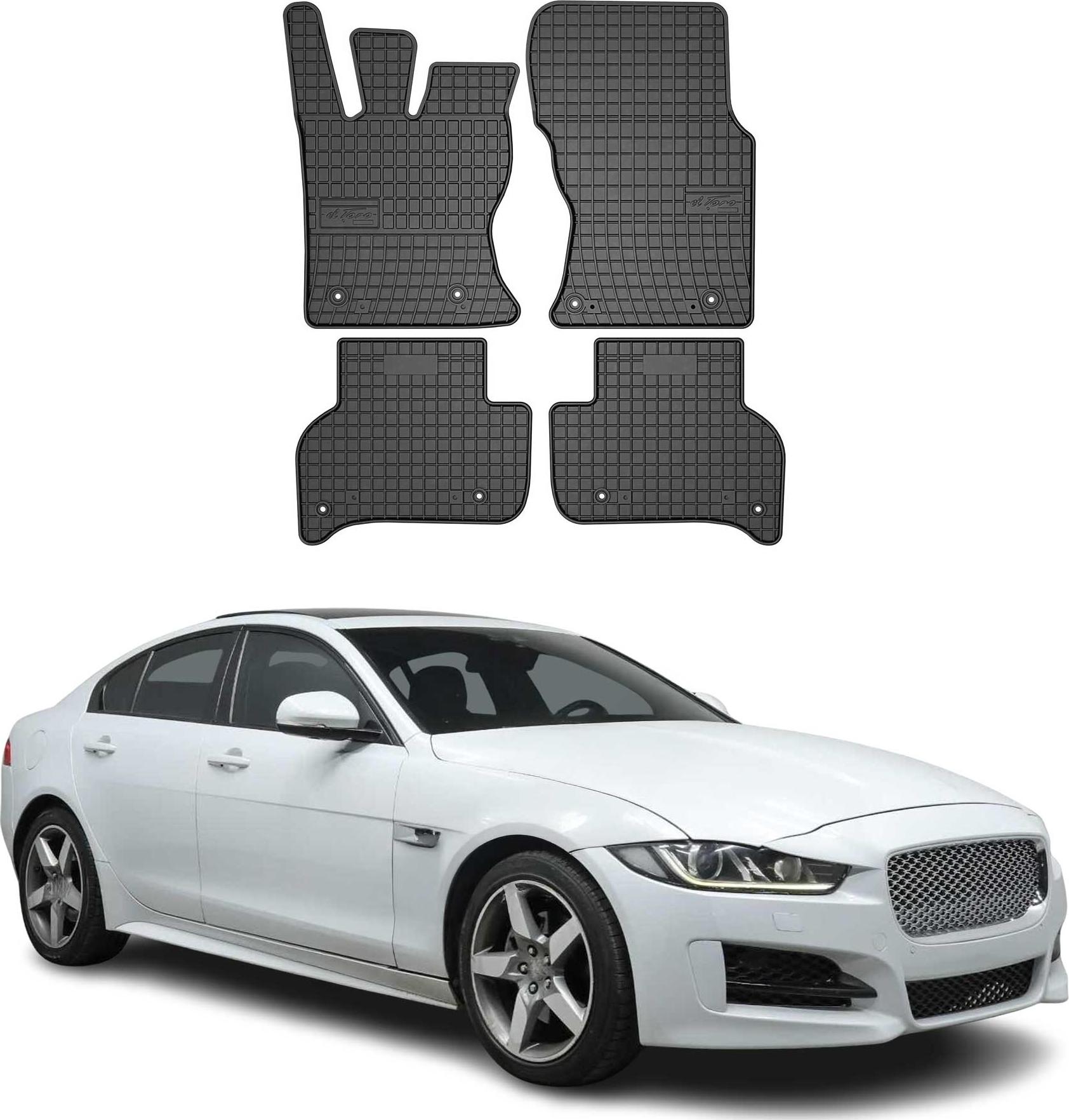 OMAC TPE Fußmatten Für Jaguar F-Pace 2015-2025 - 4-tlg. Allwetter Set