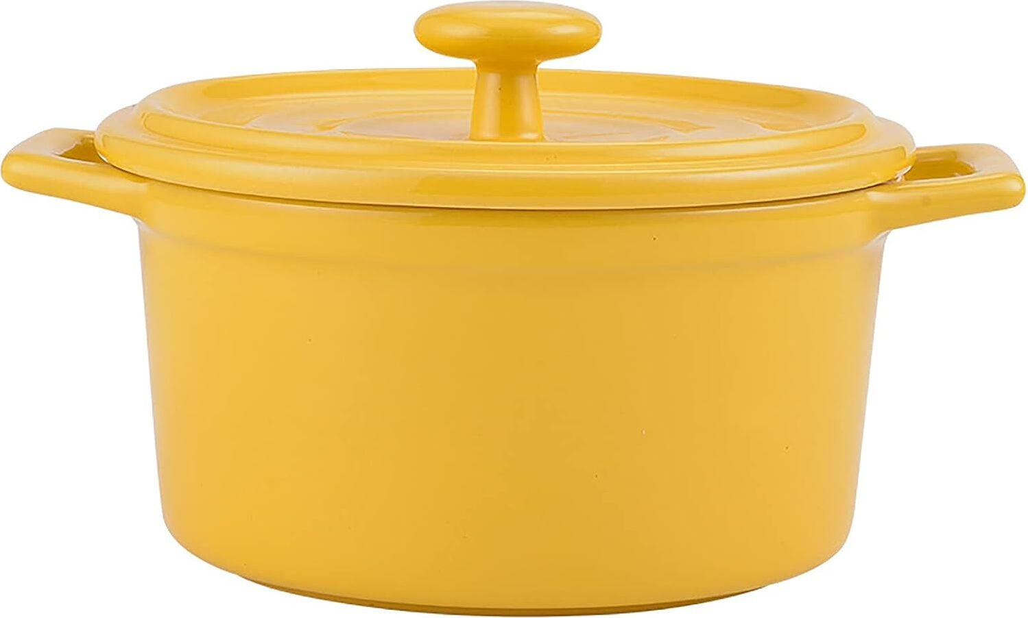 Zimtky Suppenteller Schalen mit Griff Keramik mit ID Backen Dessert Pudding Gebratene gedämpfte Eier Vanillepudding Baby einfarbig glasiert-gelb-330ML Z250227-KFKCFX41