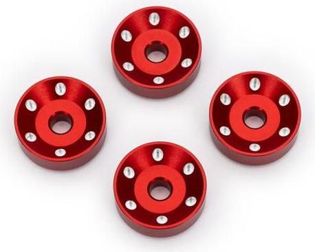 Traxxas Radscheibe Unterlegscheibe Rot (4)